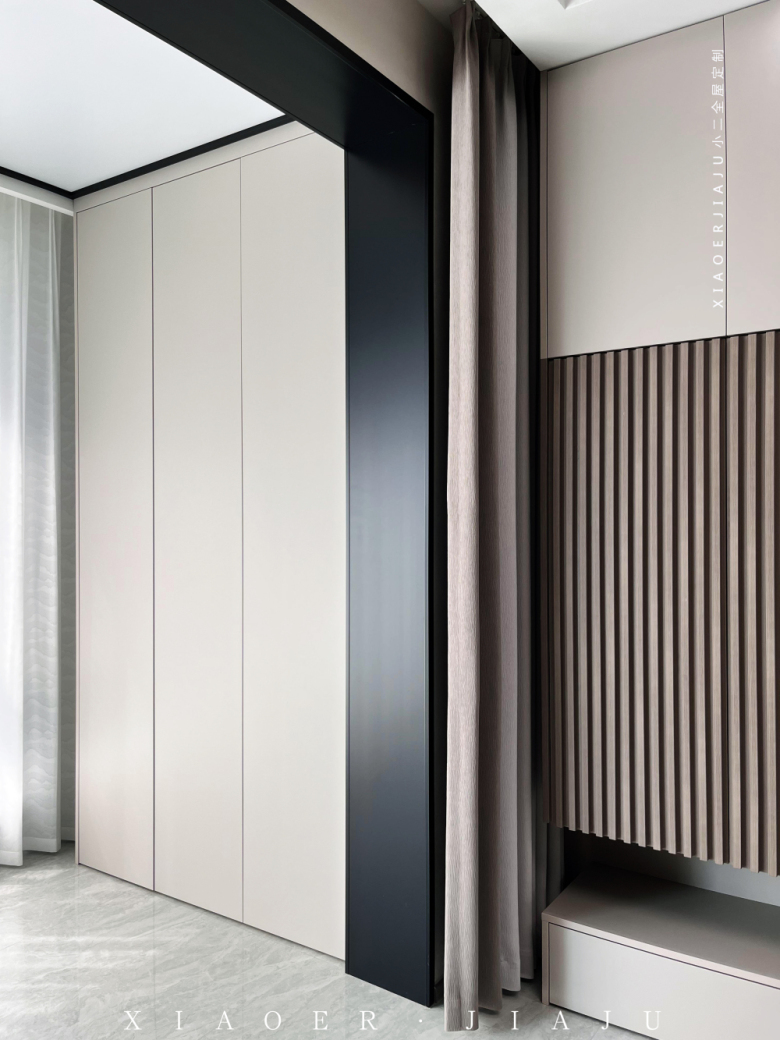 【小二家居1754 全屋定制】宜興山水九城 現(xiàn)代簡(jiǎn)約-櫥柜衣柜定制家具 生產(chǎn)流程跟進(jìn)